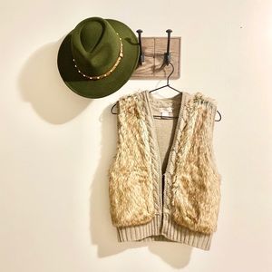 Love 21 | Brown Faux Fur Vest